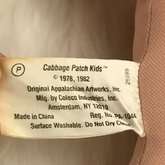 Collectors Vintage Cabbage Patch Kids Doll 1978 1982 Original Appalachia - Picture 10 of 10